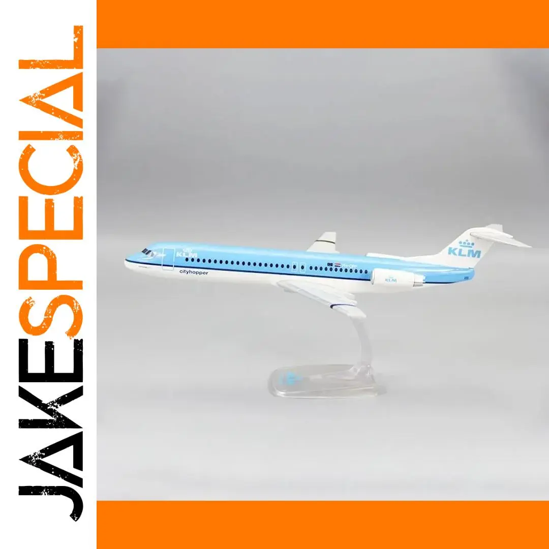 KLM Fokker FK-100 Model 1:100 Scale 1 KLM Fokker FK-100 Model 1:100 Scale