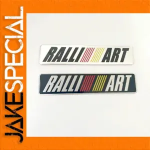 RALLIART Aluminum Badge for Mitsubishi Vehicles