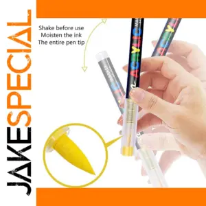 Vibrant 12-Color Acrylic Marker Set