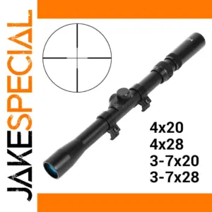 High-Precision Tactical Rifle Scope 4x20/28, 3-7x20/28