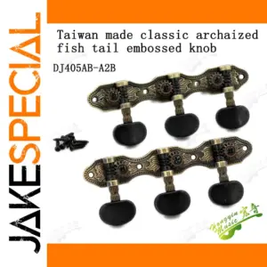 Vintage Fish Cameo Guitar Tuners Set
