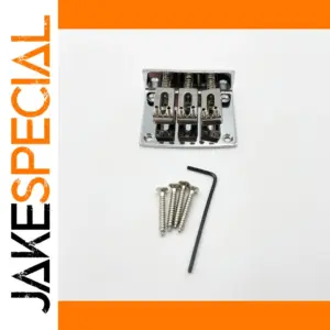 3-String Guitar Bridge Drawplate in Chrome, Gold, Black