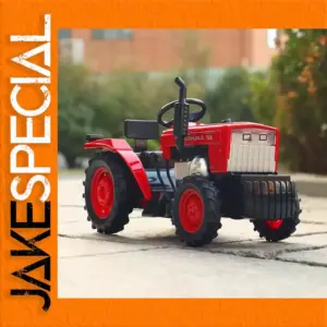 Red Diecast Toy Tractor for Display