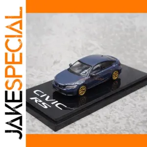 Blue Honda Civic 1:64 Scale Model by WELLY