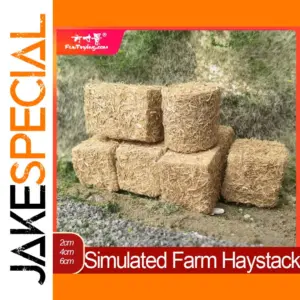 Miniature Haystacks for Scenic Model Farms