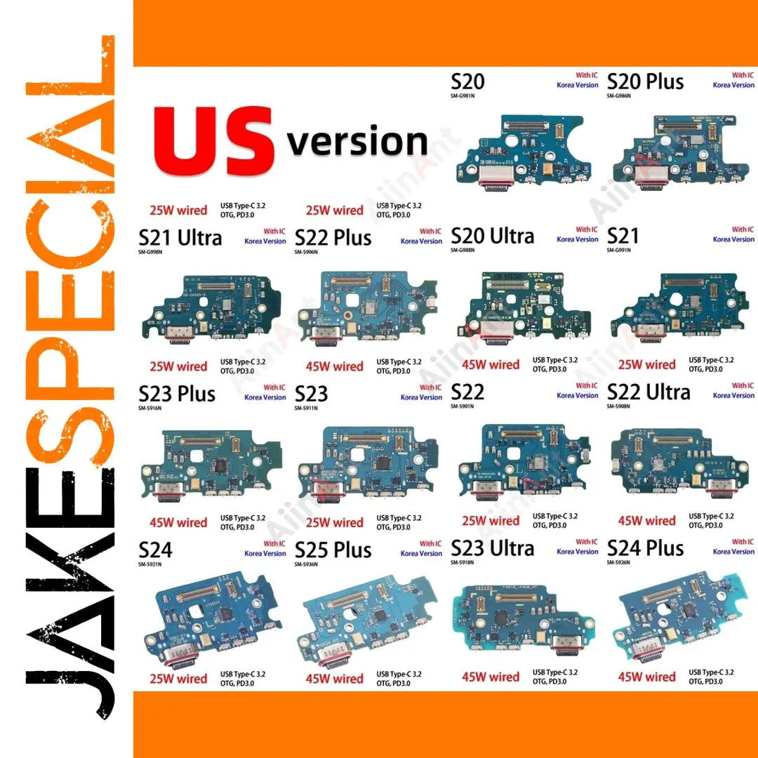 Samsung Galaxy S20-S25 Replacement USB Flex Cable 1 Samsung Galaxy S20-S25 Replacement USB Flex Cable