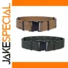 Durable Canvas Tactical Army Belt for Men