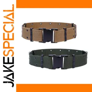 Durable Canvas Tactical Army Belt for Men