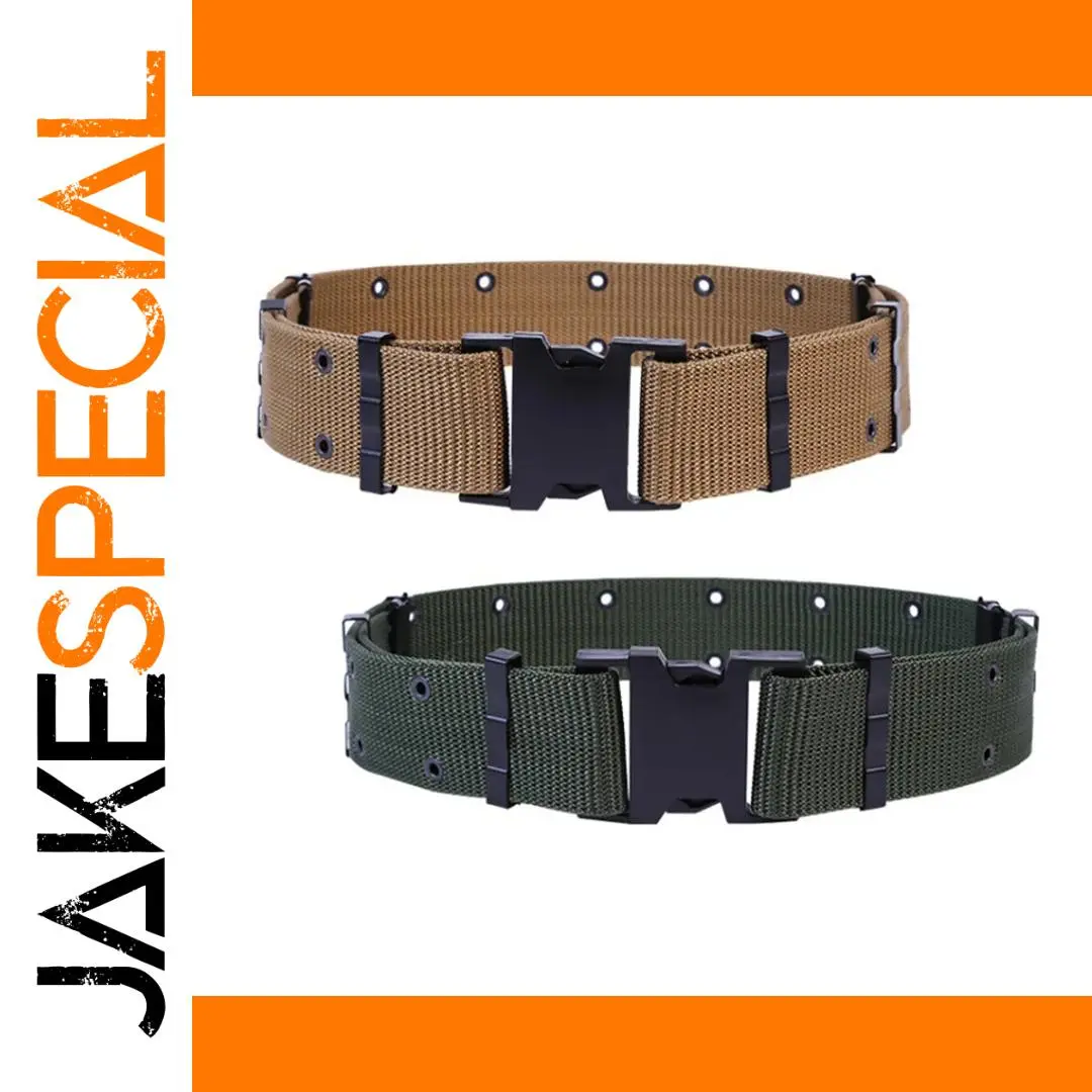 Durable Canvas Tactical Army Belt for Men 1 Durable Canvas Tactical Army Belt for Men