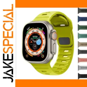 Vibrant Yellow Silicone Band for Apple Watch