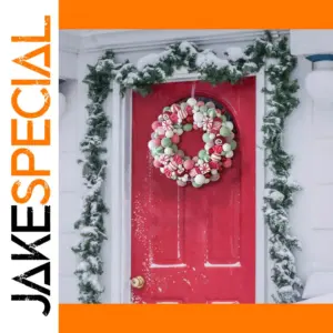 45cm Festive Christmas Wreath for Doors