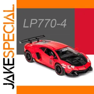 Red Miniature Sports Car Model 1:32 Scale