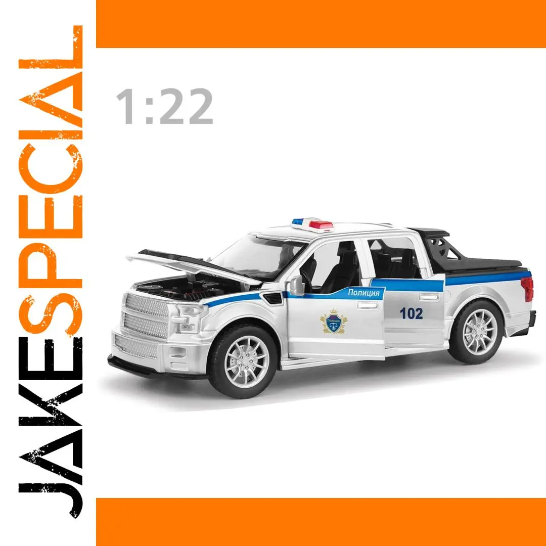 1:22 Scale Police Alloy Model Vehicle 1 1:22 Scale Police Alloy Model Vehicle