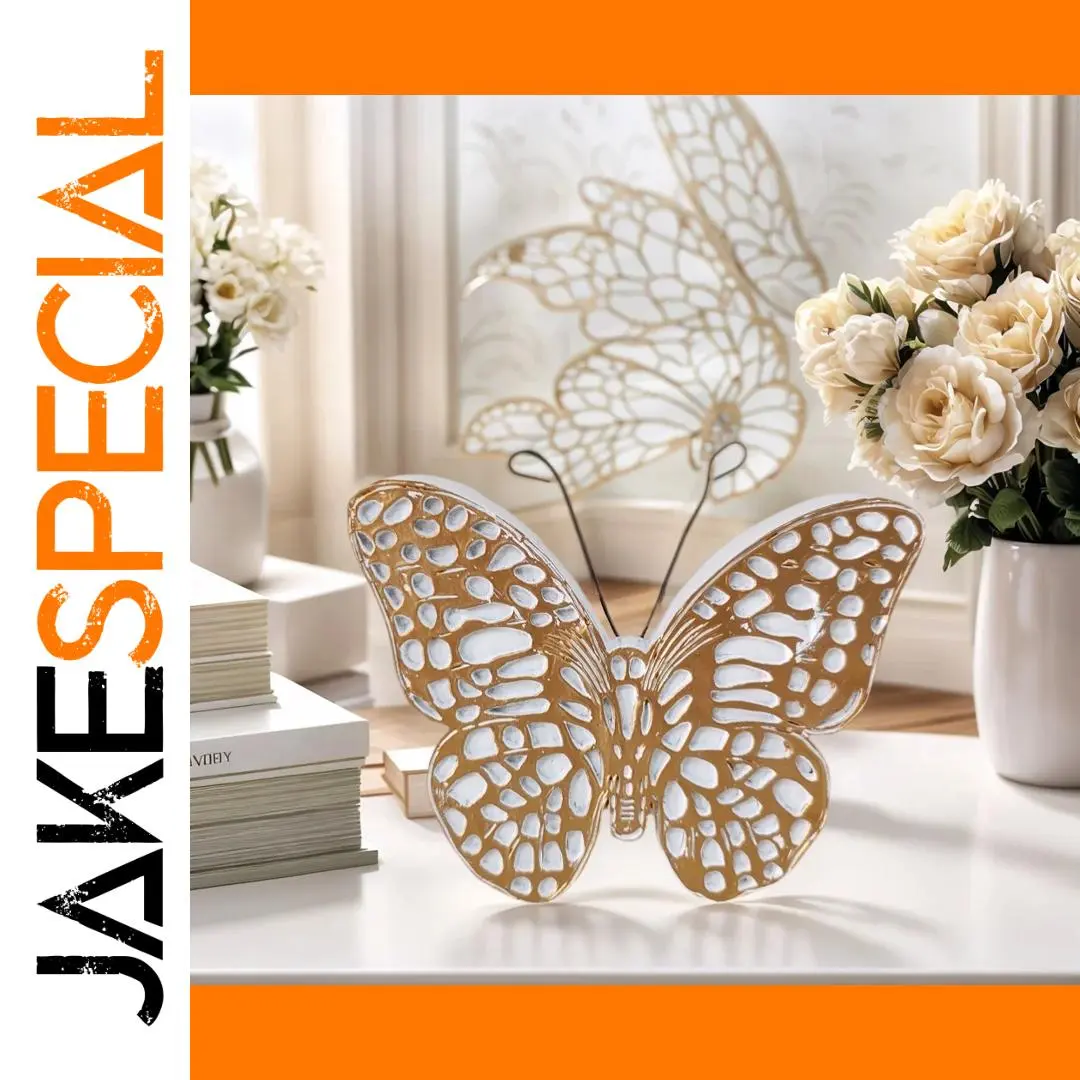 Golden Butterfly Sculpture for Home Decor 1 Golden Butterfly Sculpture for Home Decor