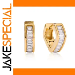 Elegant Stainless Steel Semi-Circular Clip Earrings