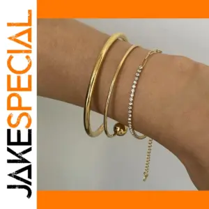 Stainless Steel Gold PVD Bracelet for Women