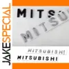 Mitsubishi 3D Front Hood Badge Sticker 35cm