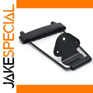 6-String Jazz Guitar Trapeze Tailpiece in Chrome, Gold, Black