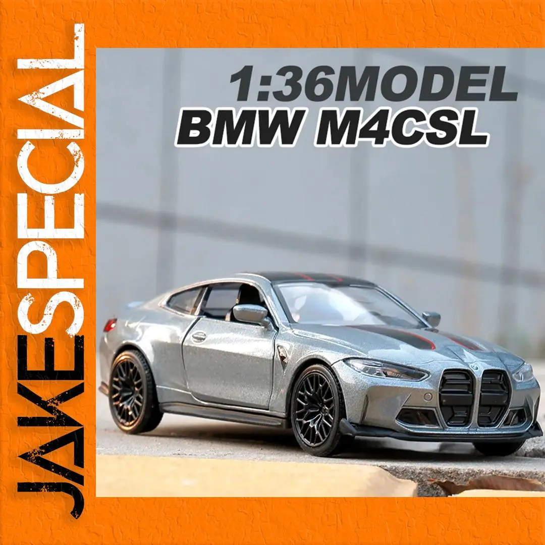 BMW M4 CSL G82 Diecast Model 1:36 Scale 1 BMW M4 CSL G82 Diecast Model 1:36 Scale
