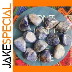 Blue-Veined Crystal Quartz Stones Set