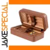 Leather Travel Cigar Humidor with Cedar Interior