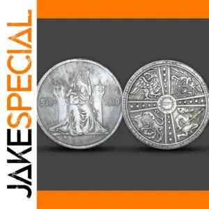 Vintage Copper Mythic Symbol Ornament 38mm