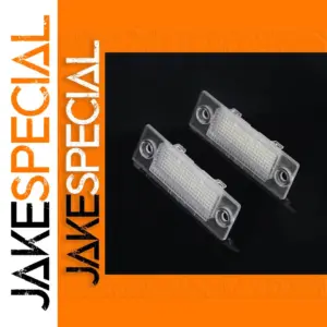 White LED License Plate Light for VW and Skoda