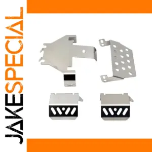 Stainless Steel RC Crawler Skid Plates Set