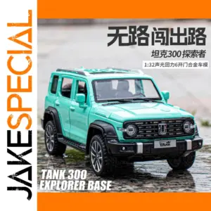 1:32 Scale Off-Road SUV Model in Vibrant Teal