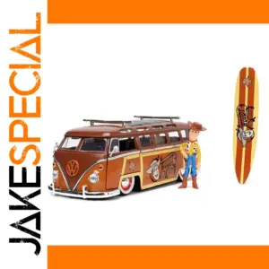 Vintage Volkswagen T1 Woody Model 1:24 Scale
