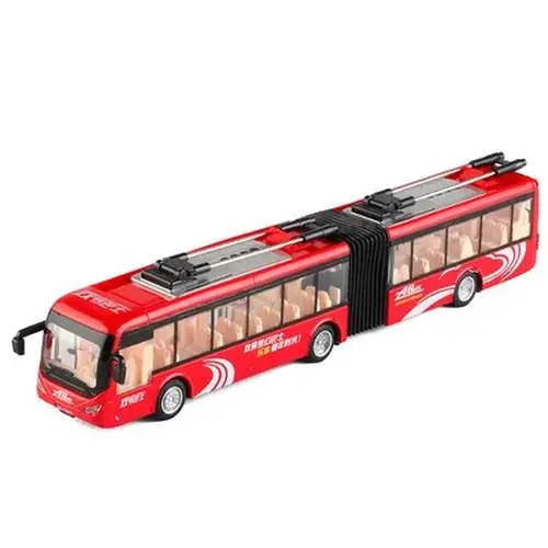 Vibrant 1:50 Alloy Double-Section Bus Model 8 Vibrant 1:50 Alloy Double-Section Bus Model - Image 8