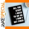 Motivational A5 Notebook for Professionals