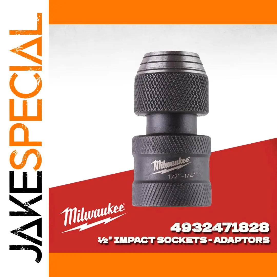 Milwaukee ½” to ¼” Impact Socket Adapter 1 Milwaukee ½” to ¼” Impact Socket Adapter