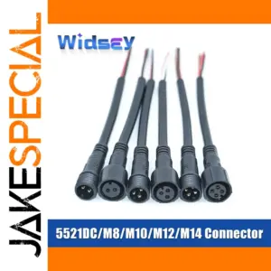 Waterproof 2-Pin Docking Connector for Outdoor Use