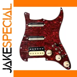 Red Tortoiseshell Pickguard for Fender Stratocaster