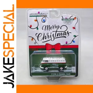 Festive Greenlight Christmas Van Model