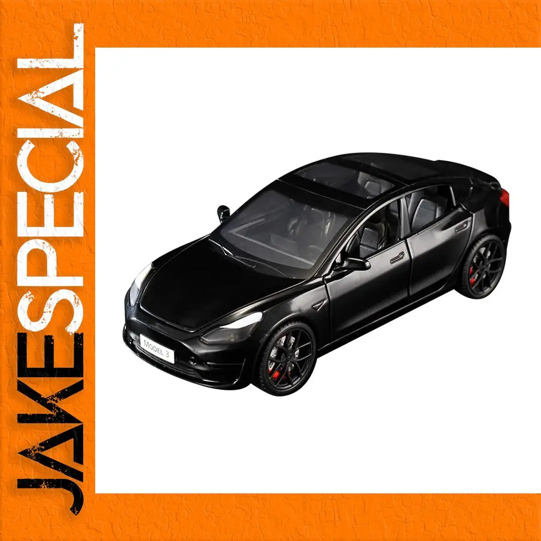 1:24 Scale Model 3 Electric Car Collector Miniature 1 1:24 Scale Model 3 Electric Car Collector Miniature