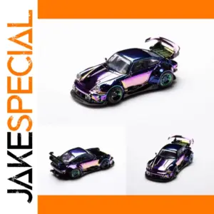 Iridescent 1:64 Diecast Car Model for Collectors