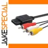 Nintendo 64 AV RCA Cable for Gaming