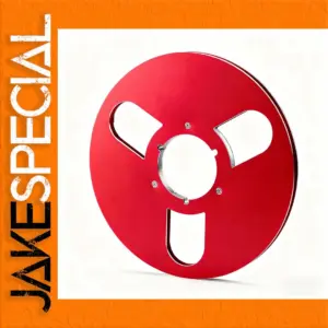 Red Aluminum 10-Inch Tape Reel for Open Reel Recorders