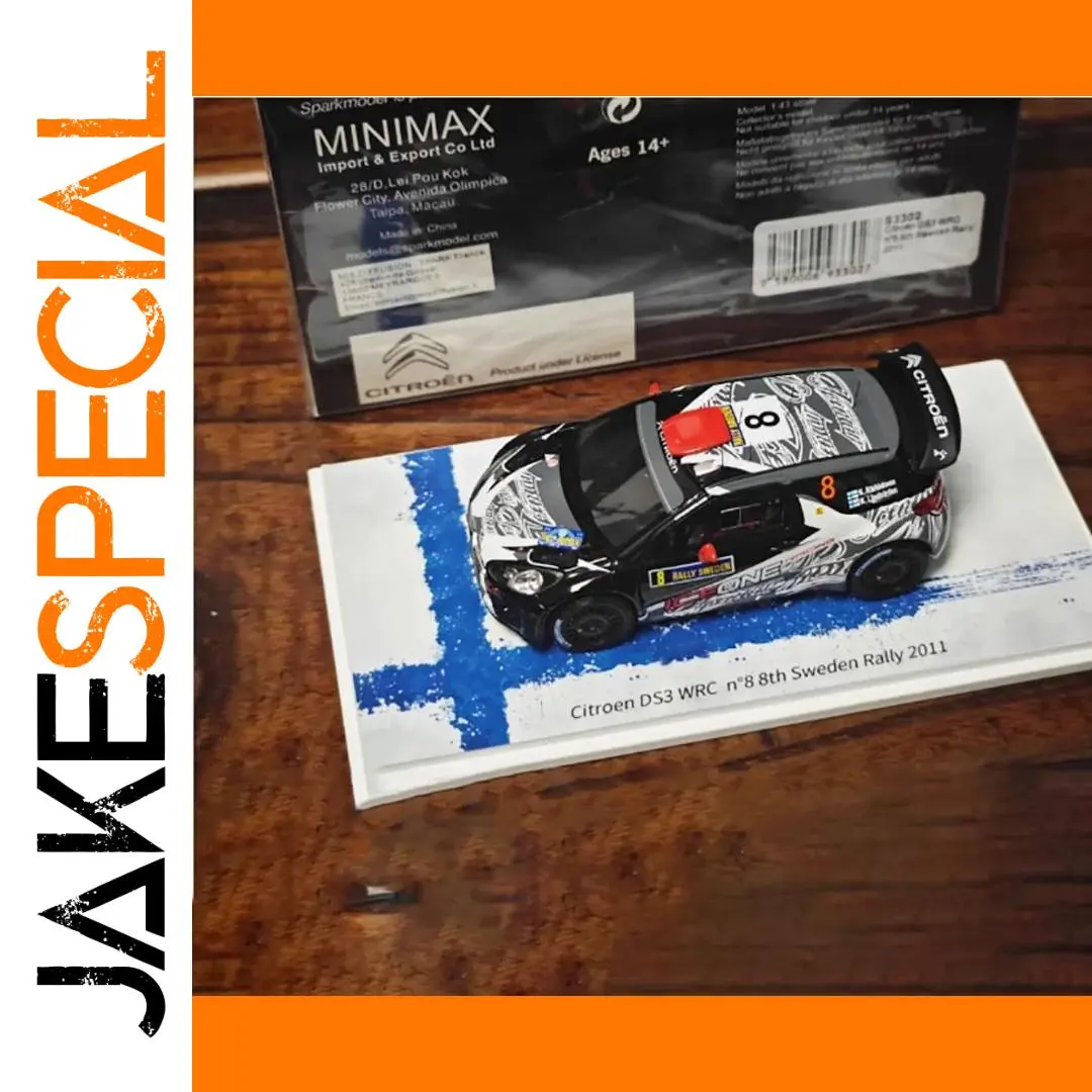 Citroen DS3 WRC 1/43 Scale Rally Model 1 Citroen DS3 WRC 1/43 Scale Rally Model