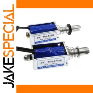 Open-Frame 12V/24V Solenoid Electromagnet