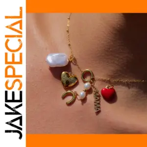 Elegant Stainless Steel Pendant Necklace with Pearl