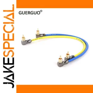 Premium 24K Gold RCA Audio Cable, 0.3-15m