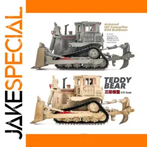 1/72 Scale D9R Armored Bulldozer Model