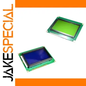 128x64 Color LCD Display with Blue and Green Screens