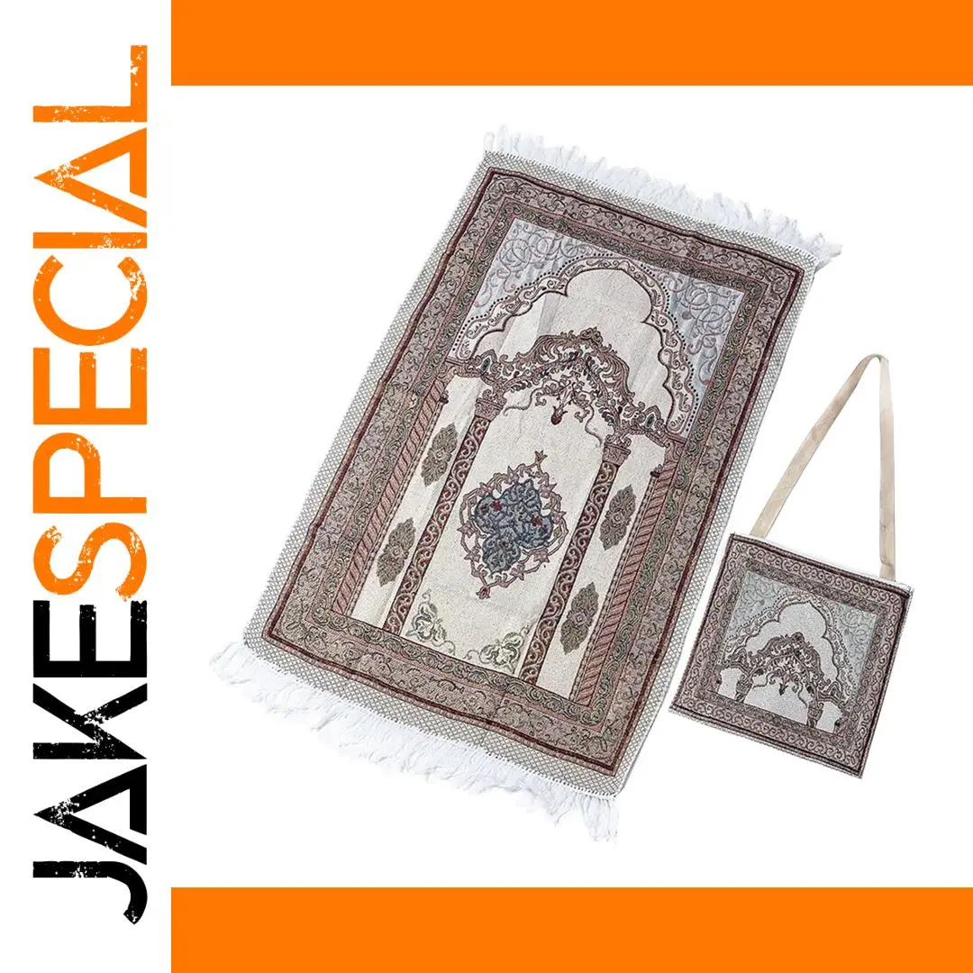 Traditional Prayer Rug with Floral Design 1 Traditional Prayer Rug with Floral Design