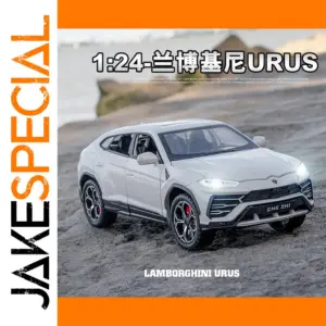 White Lamborghini Urus 1:24 Scale Diecast Model