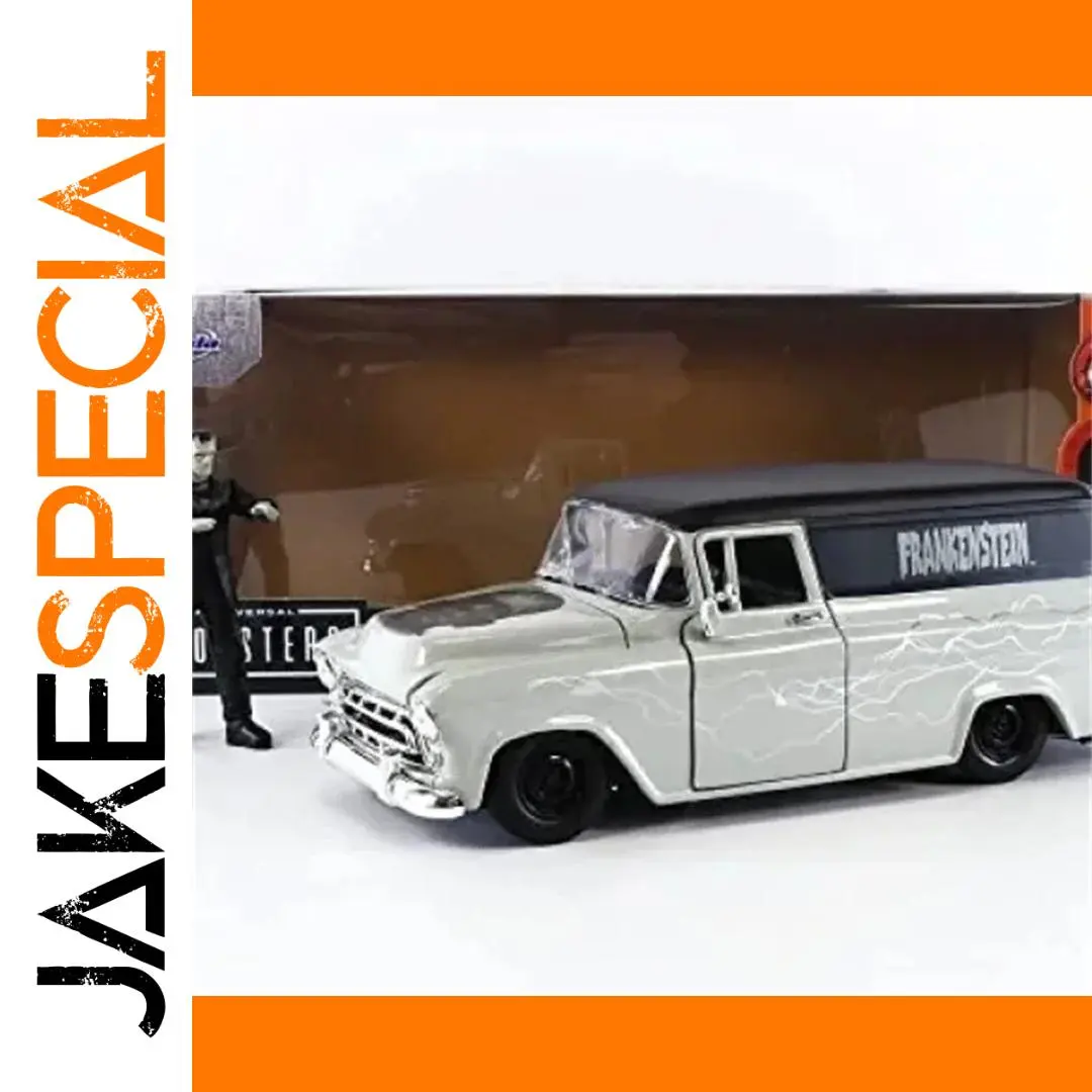 Vintage Frankenstein 1957 Chevy Suburban Diecast Model 1 Vintage Frankenstein 1957 Chevy Suburban Diecast Model