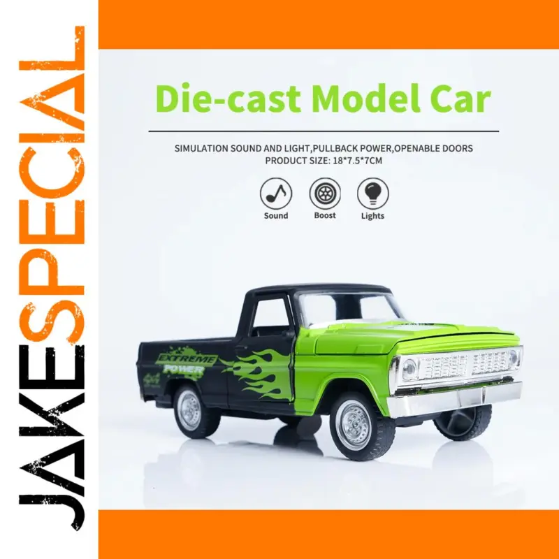 Discover the Vibrant Green Diecast Pickup Truck Model: A Collector’s Dream 1 195dc94fb5e74a4fa6a16982 product image